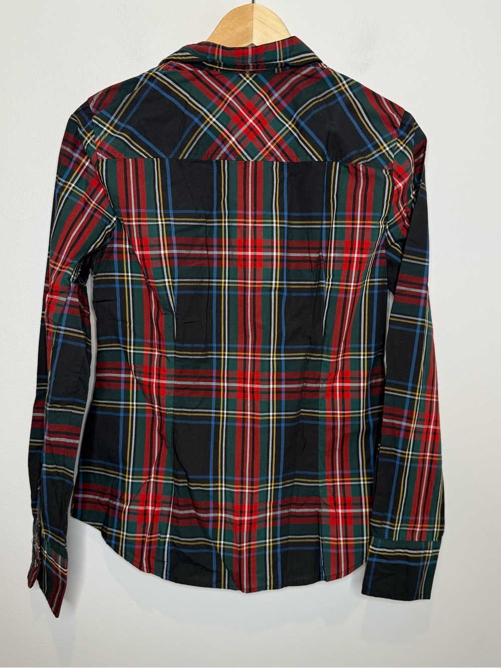 J Crew Perfect Shirt Stewart Plaid - Picture 9 of 10